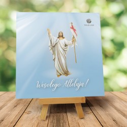 Kartki wielkanocne religijne z logo "Niebiańskie Alleluja"