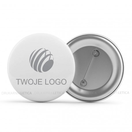 Produkty reklamowe badge z logo firmy 