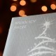 firmowa kartka świąteczna choinka z logiem