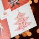 firmowa kartka świąteczna mikołaj choinka prezent bombka z logiem