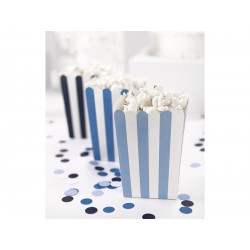 Imprezowe pudełka na popcorn Niebieskie kolekcja Mały Pilot