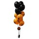 Balonowy bukiet Straszne Zamczysko czarno-pomarańczowy