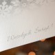 firmowa kartka świąteczna śnieżynka z logiem