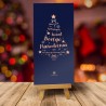 Kartki świąteczne bożonarodzeniowe dla firm INSPIRACJE CHOINKOWE No. 1 CIEMNE